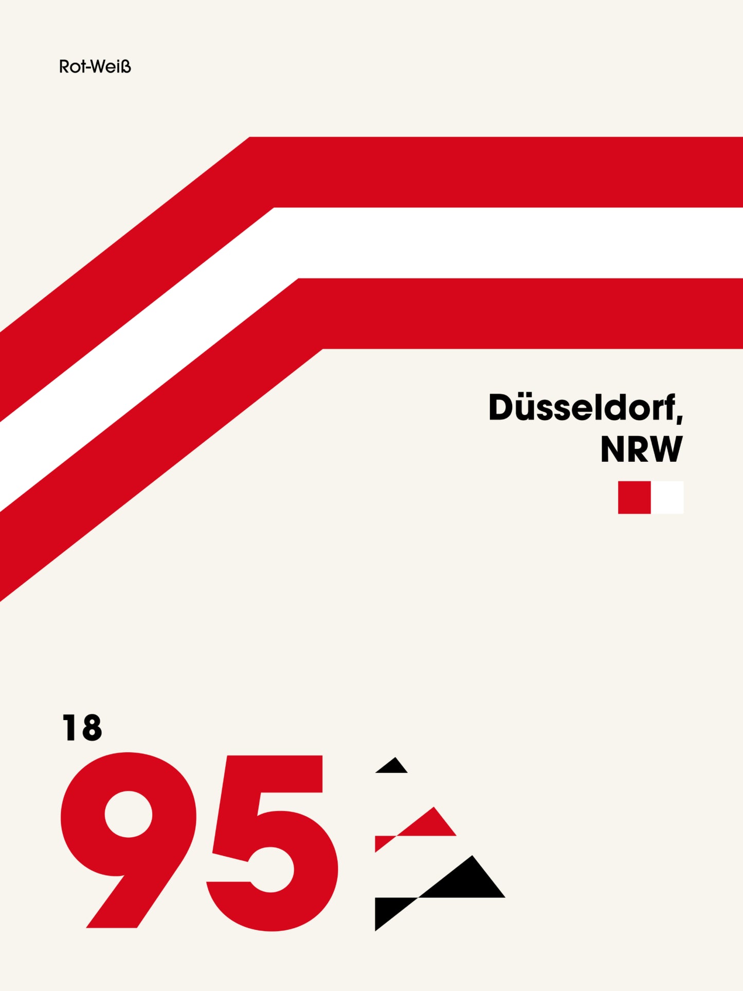 Düsseldorf - "Heritage" Fußballposter