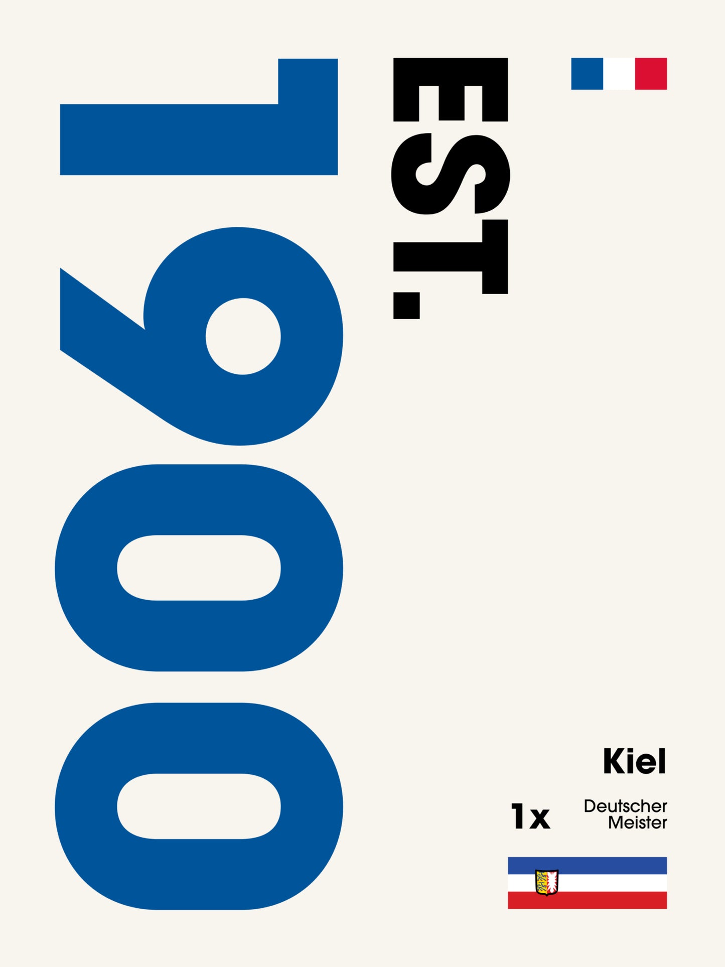 Kiel - "Established" Fußballposter