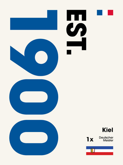 Kiel - "Established" Fußballposter