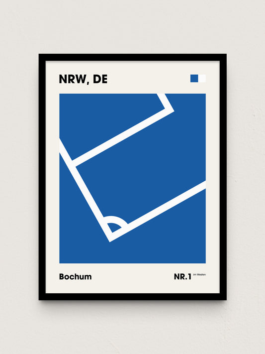 Bochum - "Eckfahne" Fußballposter