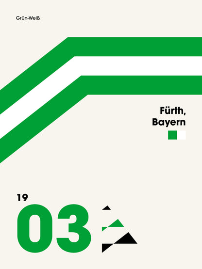 Fürth - "Heritage" Fußballposter