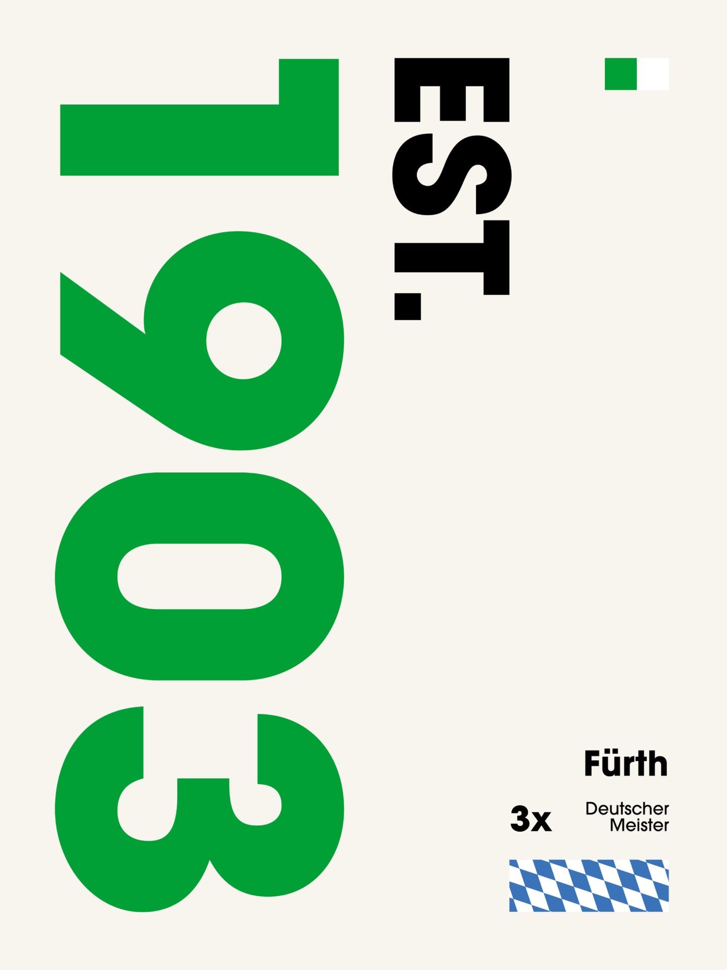 Fürth - "Established" Fußballposter