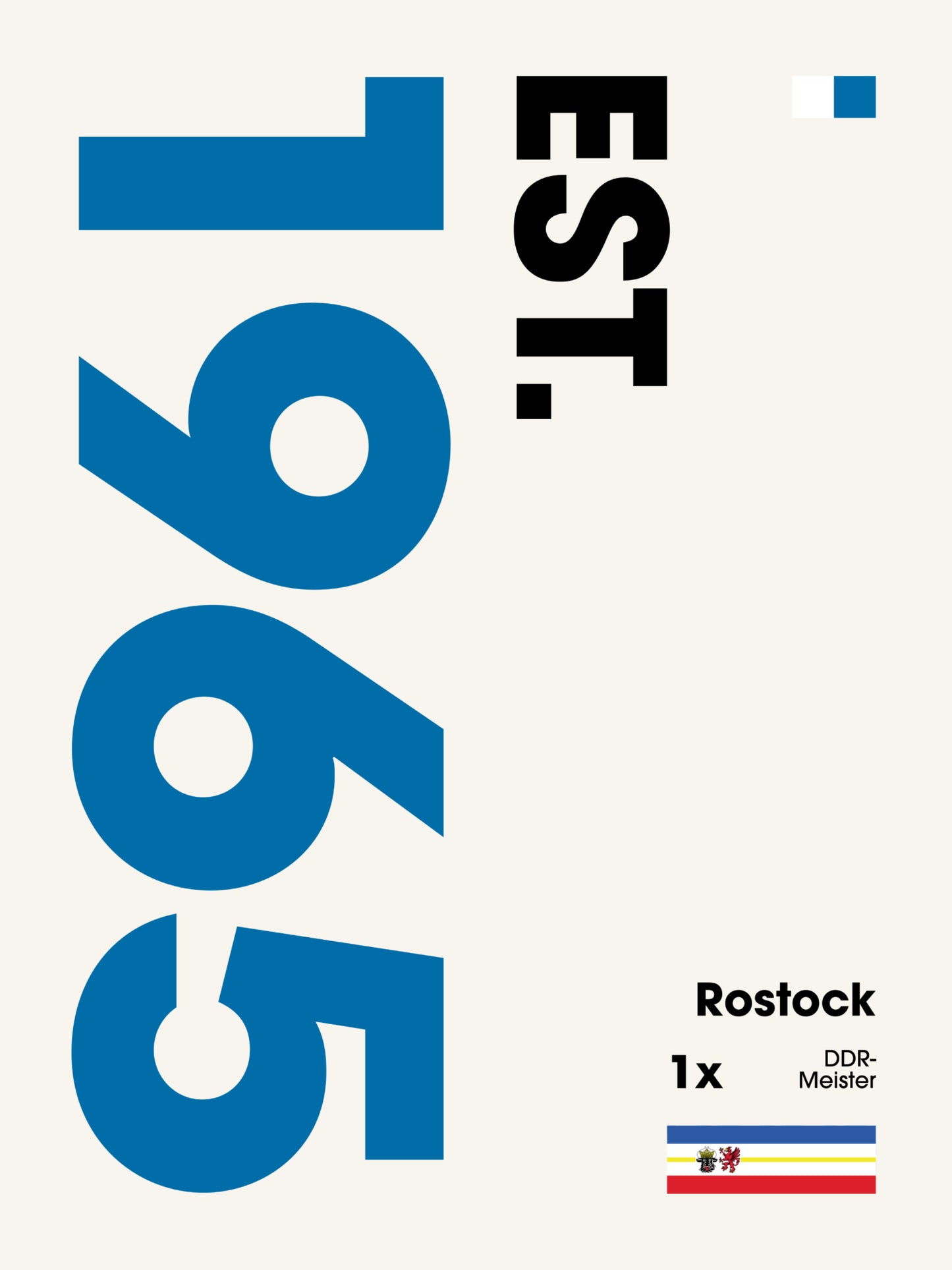 Rostock - "Established" Fußballposter