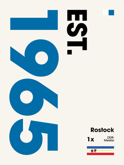 Rostock - "Established" Fußballposter