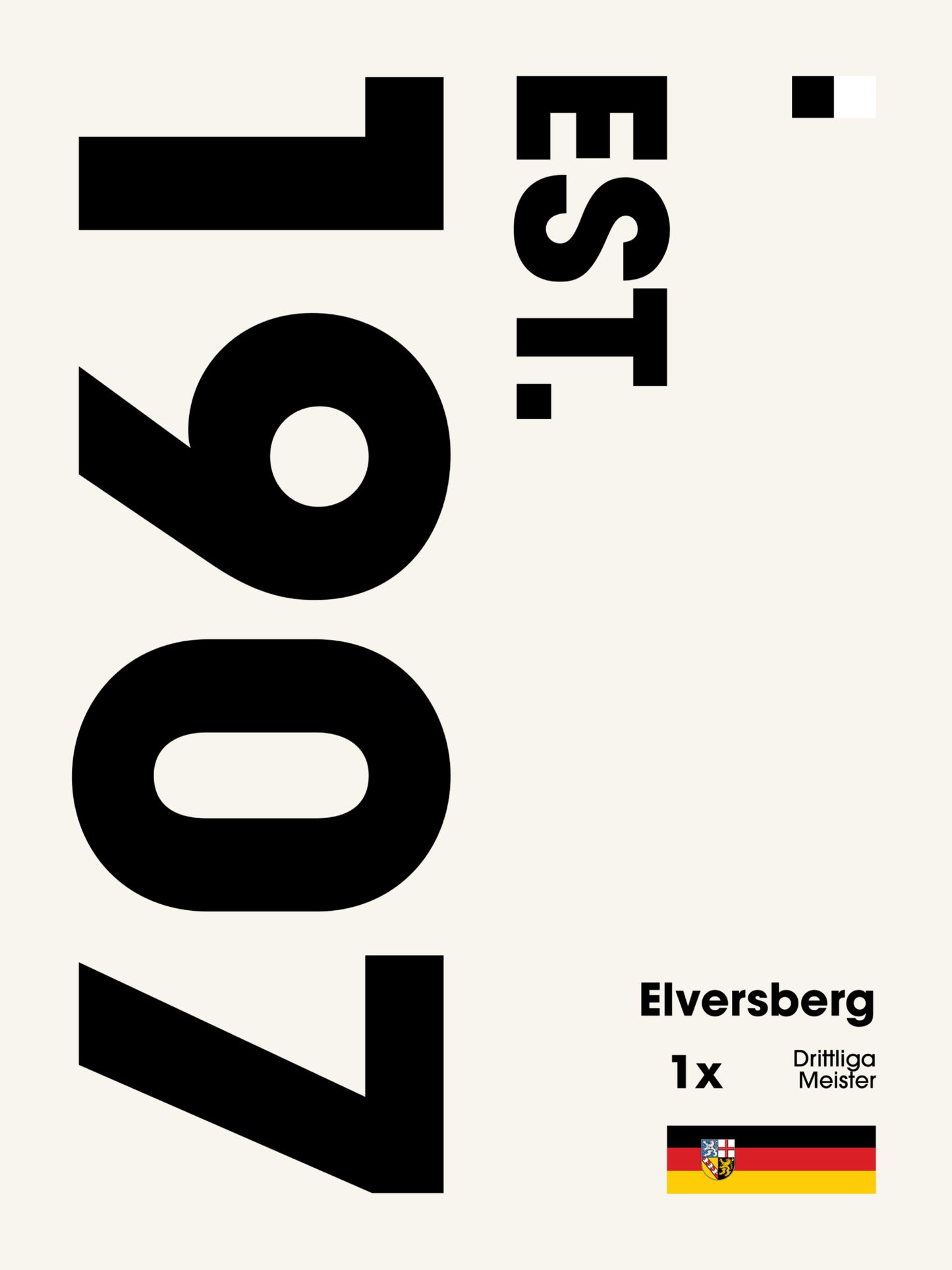 Elversberg - "Established" Fußballposter