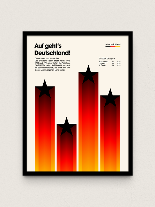 Deutschland - "Stars" EM-Special Fußballposter