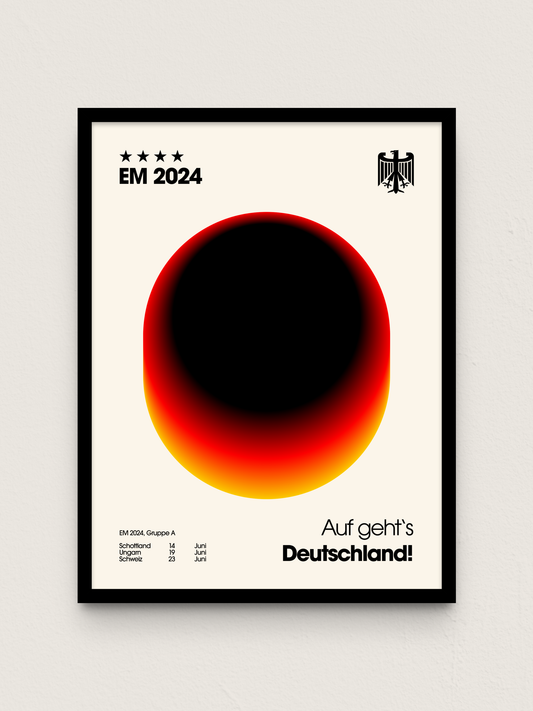 Deutschland - "Kreis" EM-Special Fußballposter