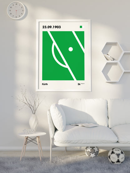 Fürth - "Strafraum" Fußballposter