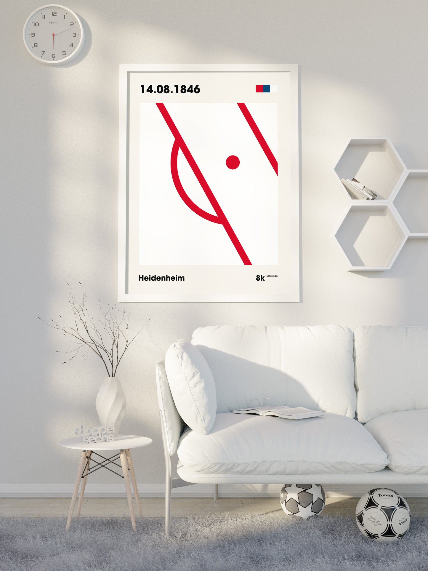 Heidenheim - "Strafraum" Fußballposter