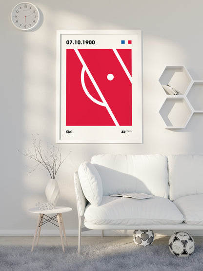 Kiel - "Strafraum" Fußballposter