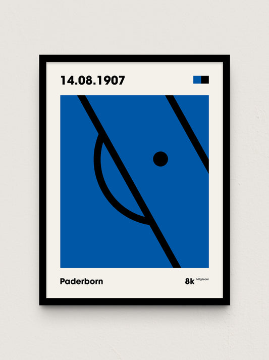 Paderborn - "Strafraum" Fußballposter