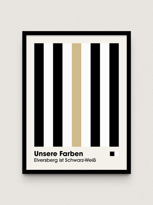 Elversberg - "Farben" Fußballposter