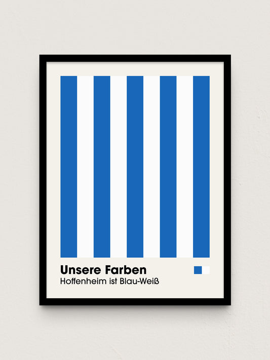 Hoffenheim - "Farben" Fußballposter