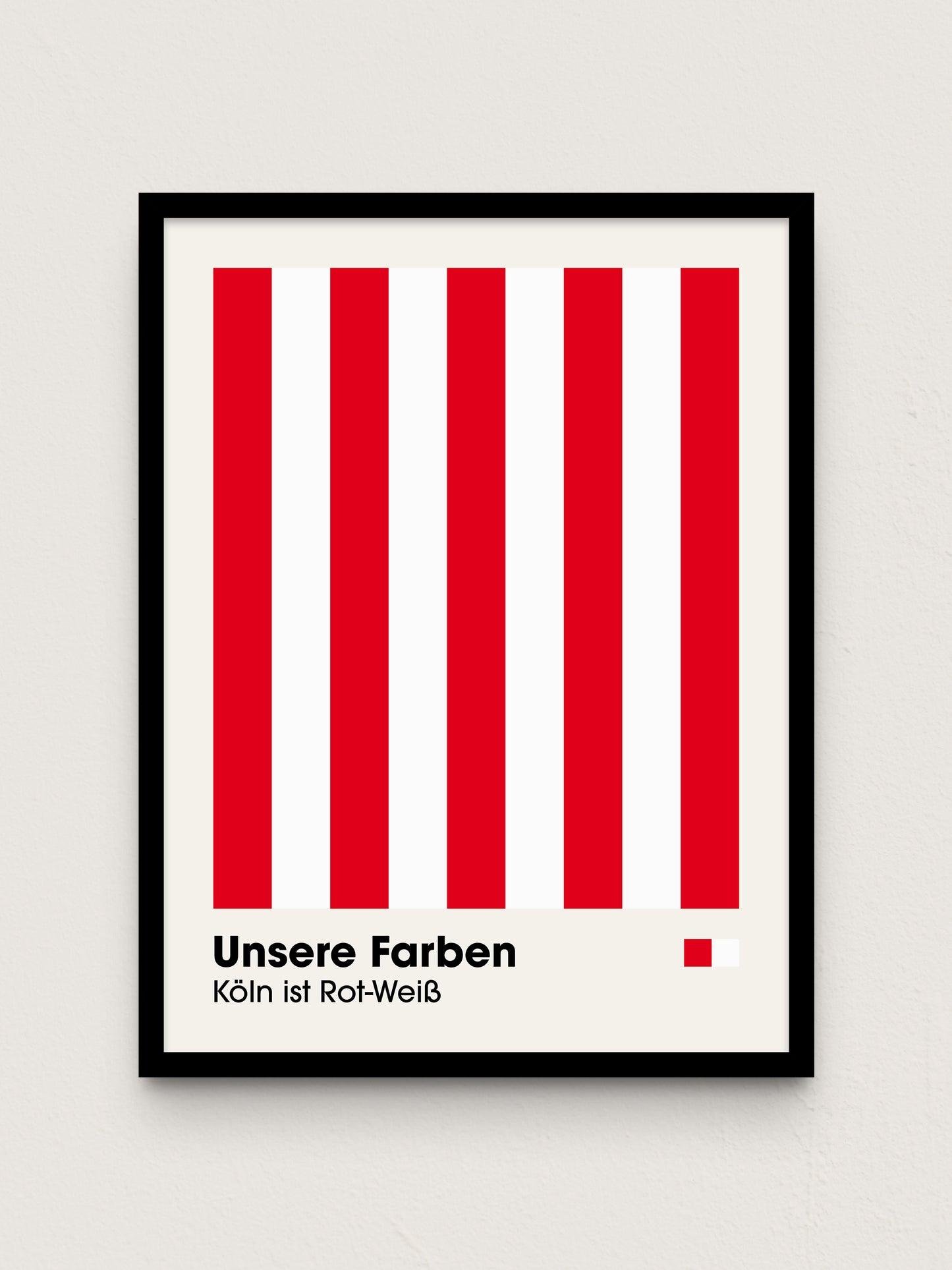 Köln - "Farben" Fußballposter