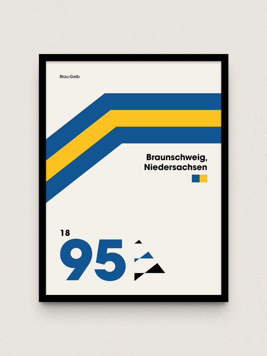 Braunschweig - "Heritage" Fußballposter