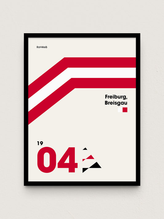 Freiburg - "Heritage" Fußballposter