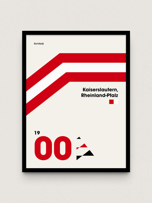 Kaiserslautern - "Heritage" Fußballposter