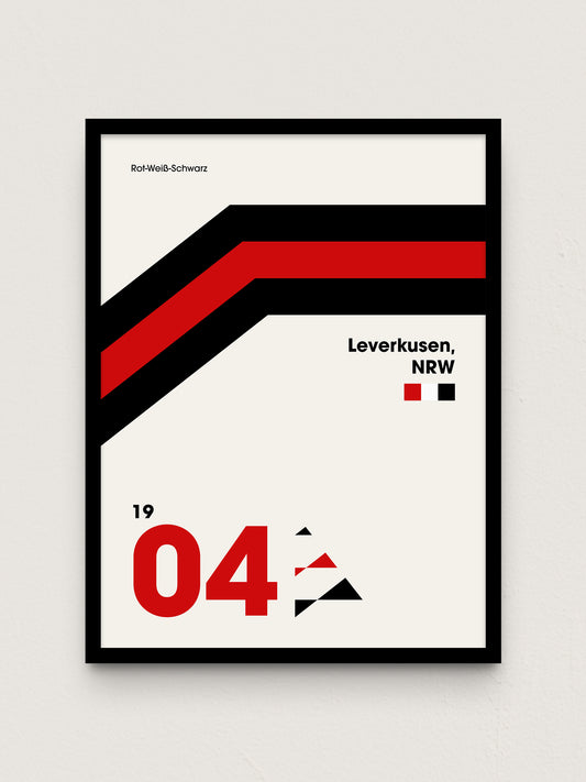 Leverkusen - "Heritage" Fußballposter