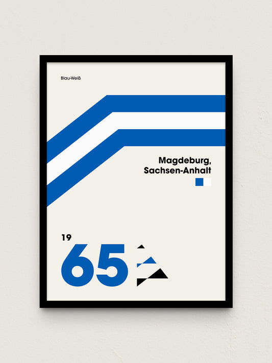 Magdeburg - "Heritage" Fußballposter