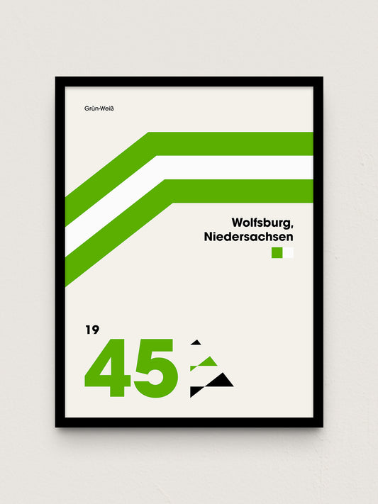 Wolfsburg - "Heritage" Fußballposter