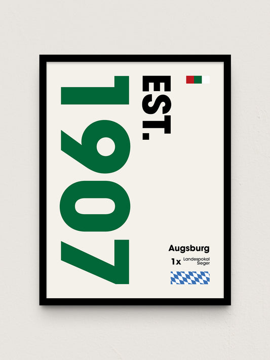 Augsburg - "Established" Fußballposter