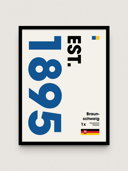 Braunschweig - "Established" Fußballposter