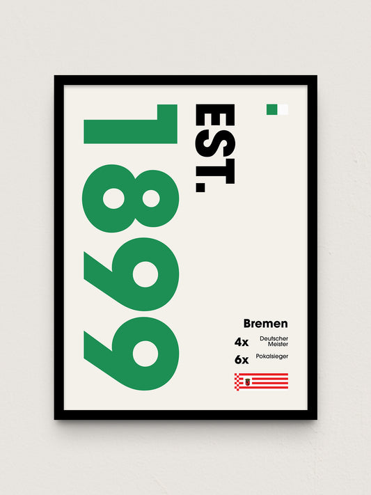 Bremen - "Established" Fußballposter