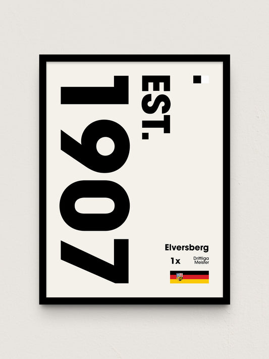 Elversberg - "Established" Fußballposter