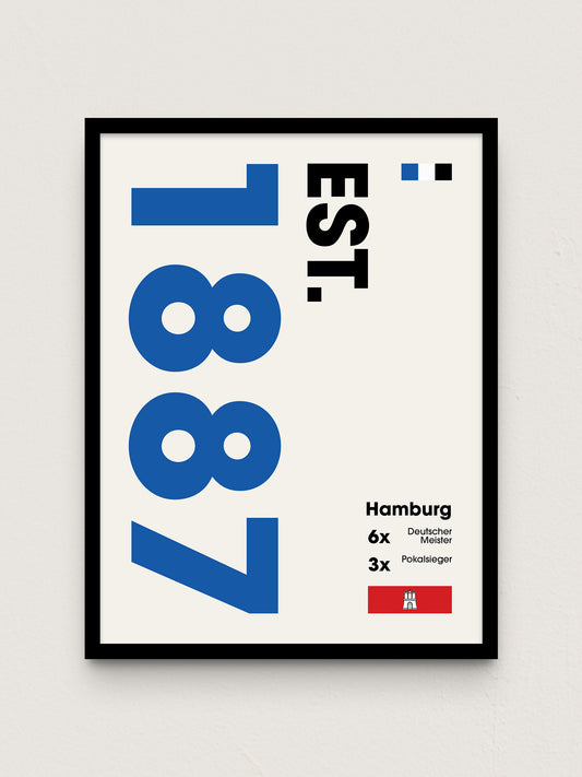 Hamburg - "Established" Fußballposter