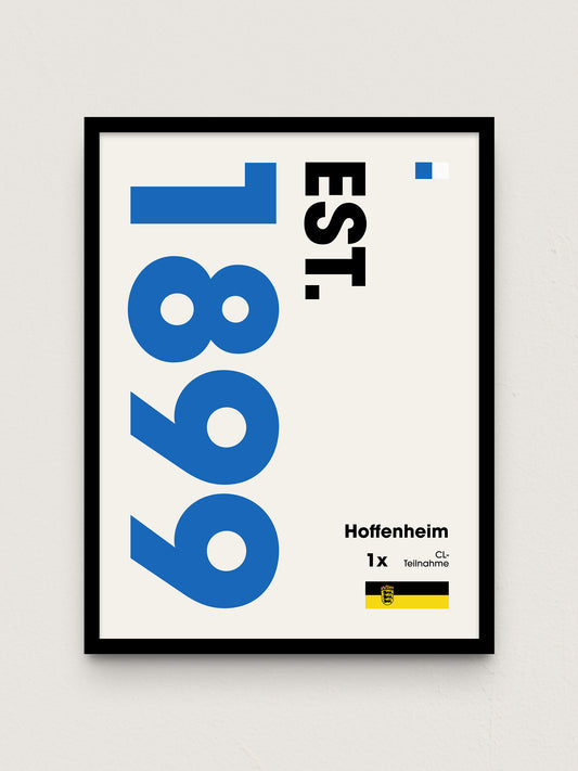 Hoffenheim - "Established" Fußballposter