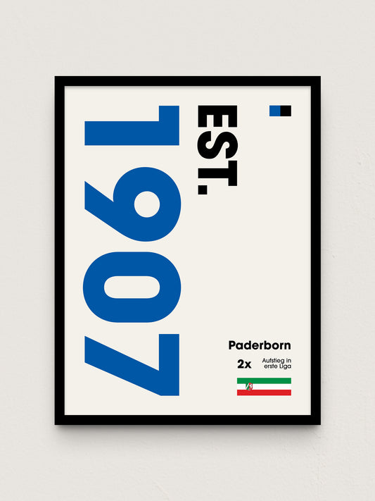 Paderborn - "Established" Fußballposter