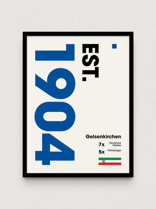 Gelsenkirchen - "Established" Fußballposter