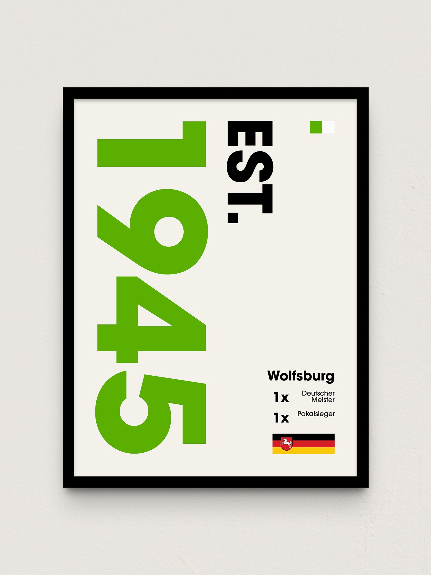 Wolfsburg - "Established" Fußballposter