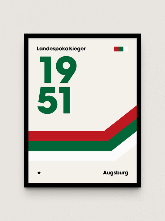 Augsburg - "Champions" Fußballposter