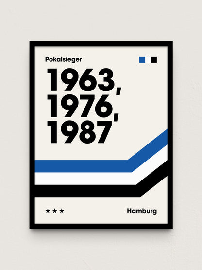 Hamburg - "Champions" Fußballposter