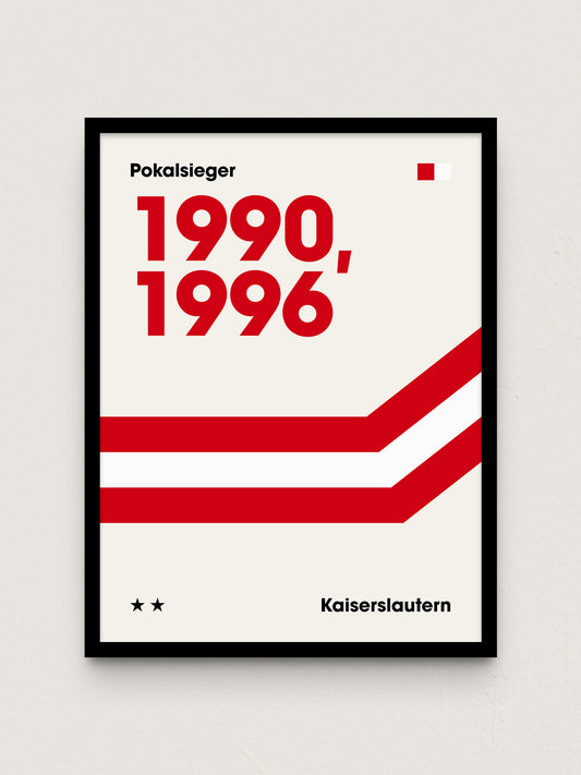 Kaiserslautern - "Champions" Fußballposter