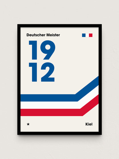 Kiel - "Champions" Fußballposter