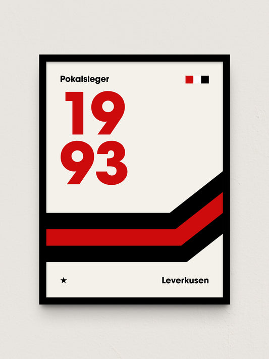 Leverkusen - "Champions" Fußballposter