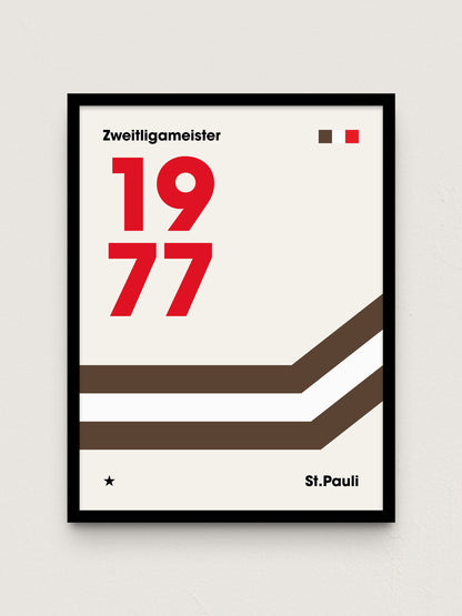 St. Pauli - "Champions" Fußballposter