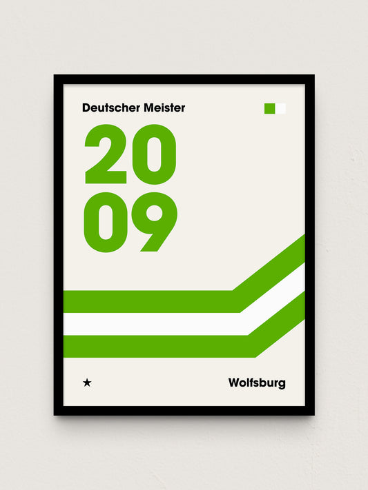 Wolfsburg - "Champions" Fußballposter