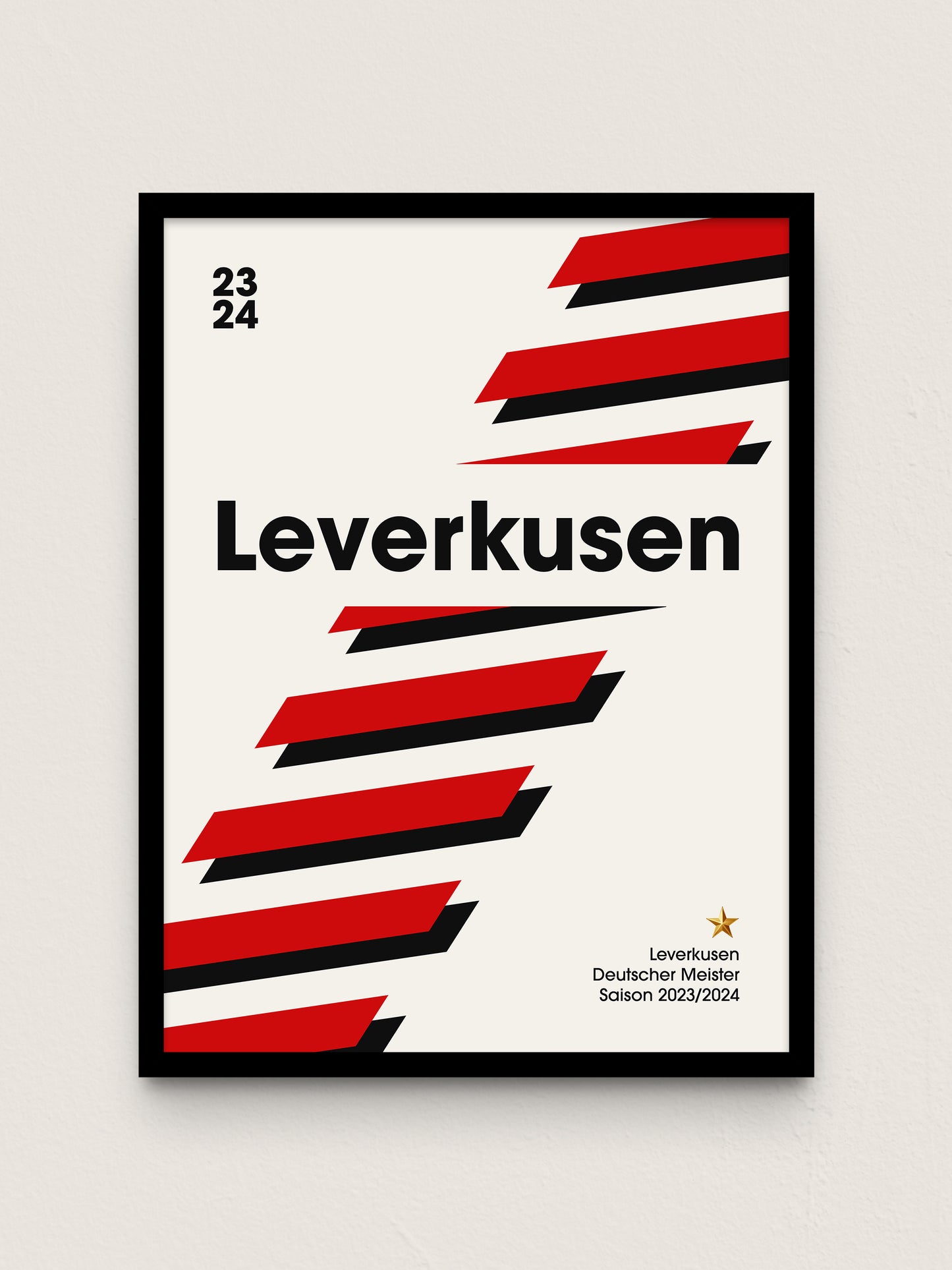 Leverkusen Double Special - "Auswärtstrikot" Fußballposter