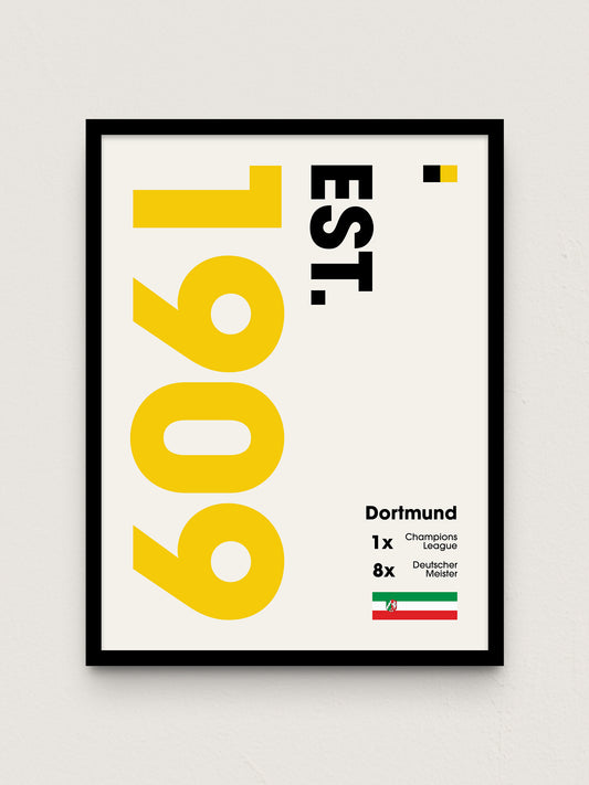 Dortmund - "Established" Fußballposter