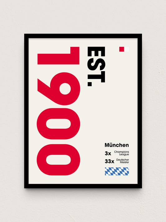 München - "Established" Fußballposter