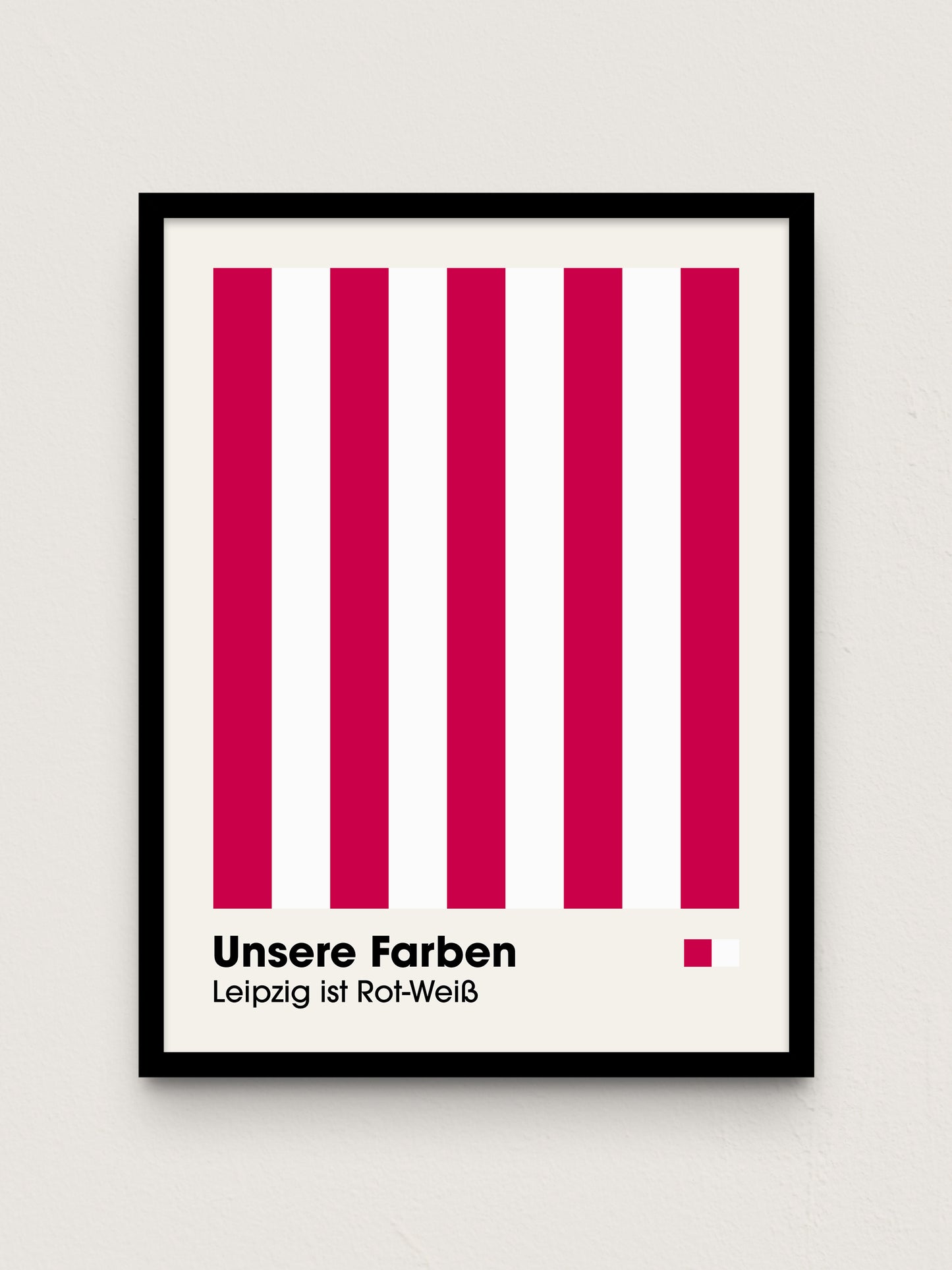 Leipzig - "Farben" Fußballposter